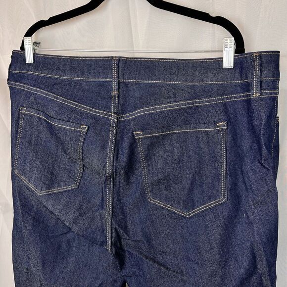 NWT Old Navy super skinny mid rise dark wash stretch jean sz 20 plus long - Picture 12 of 12